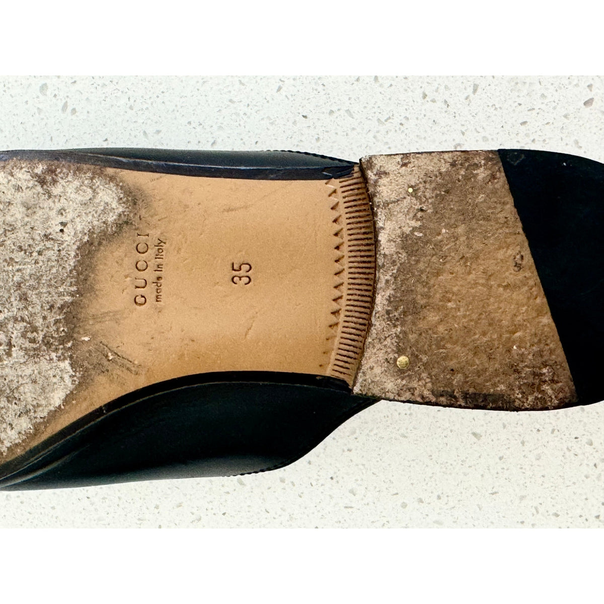 Gucci Princetown Leather Horsebit Mules 35EU/5US