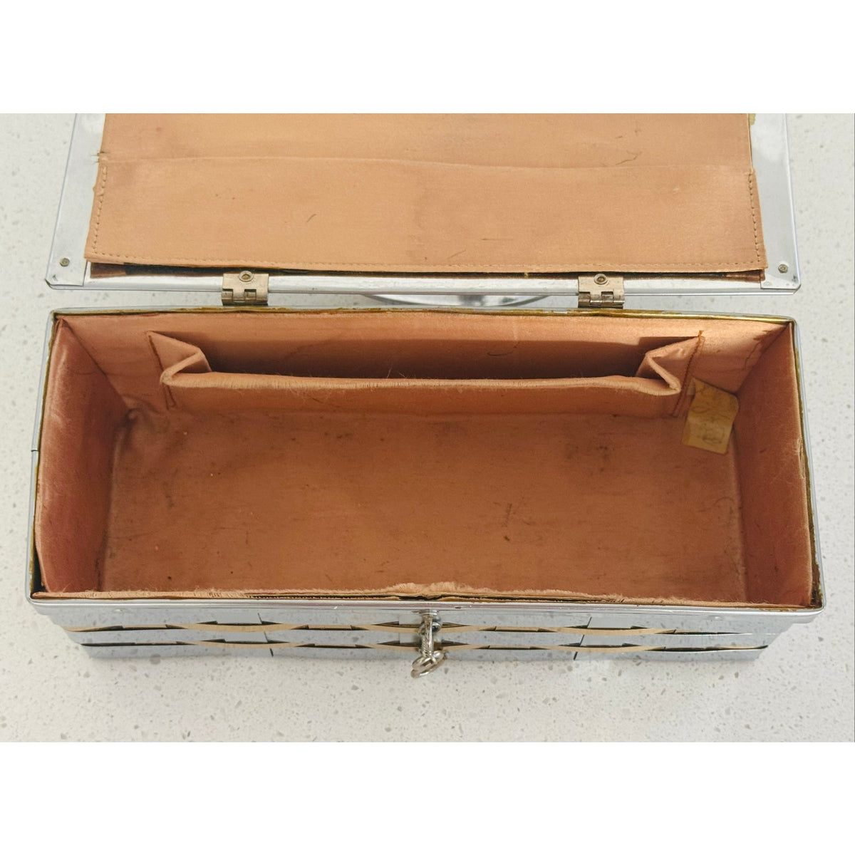 Dorset Rex vintage goldtone & silver basket handbag