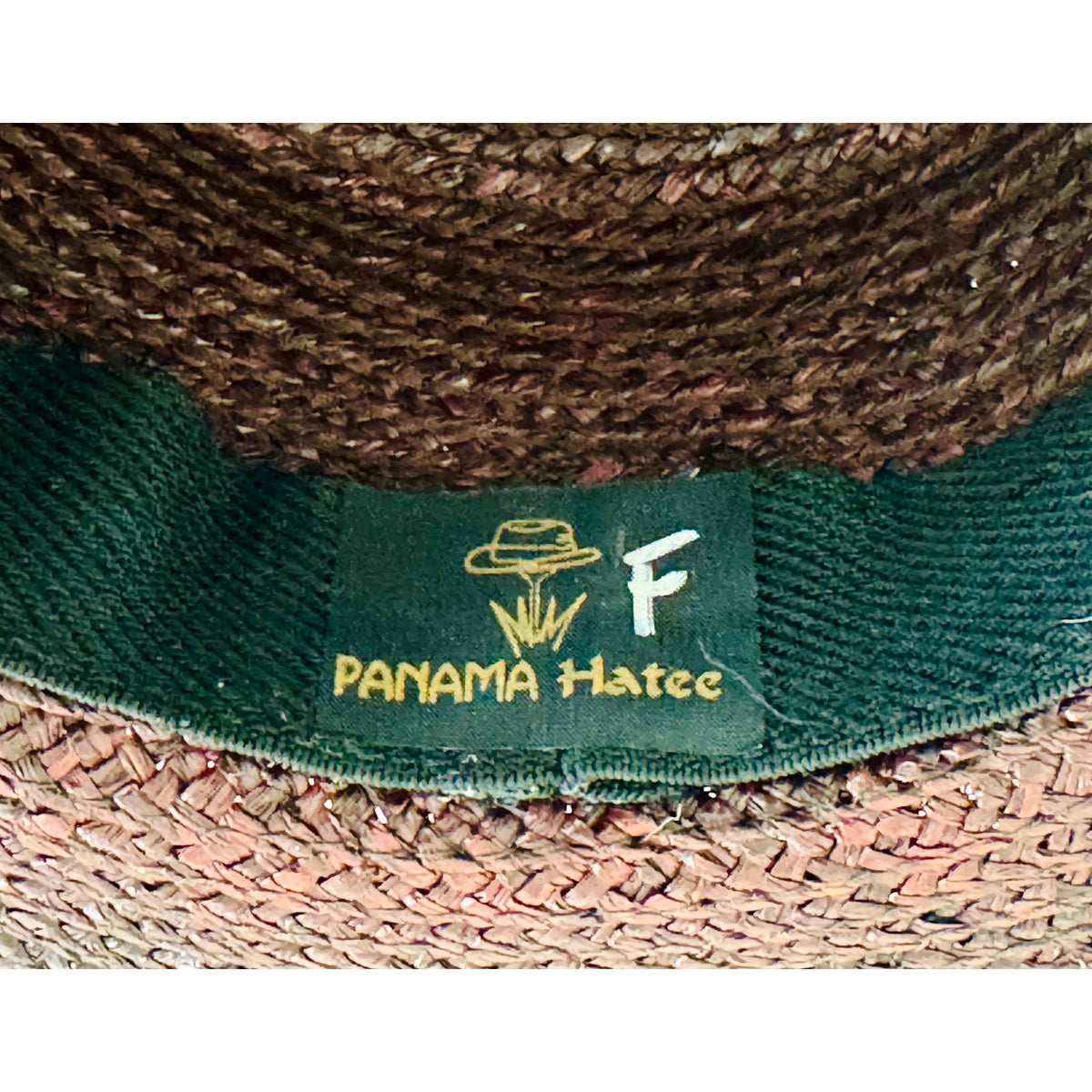 Panama Hatee Rafia Hat Size F Plum New