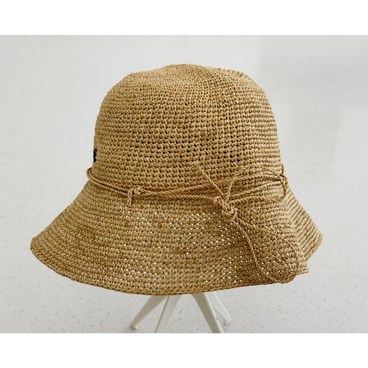 Helen Kaminski Provence 10 Packable Raffia Crochet Sun Hat Natural Adjustable OS