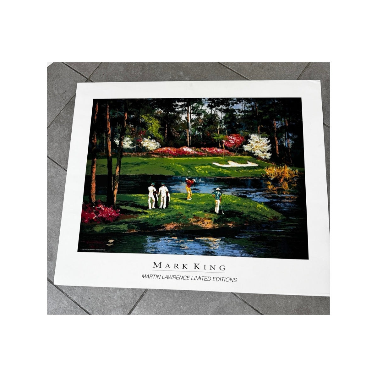 Mark King Golf Amen Corner George Rice Printer Proofs Martin Lawrence Galleries