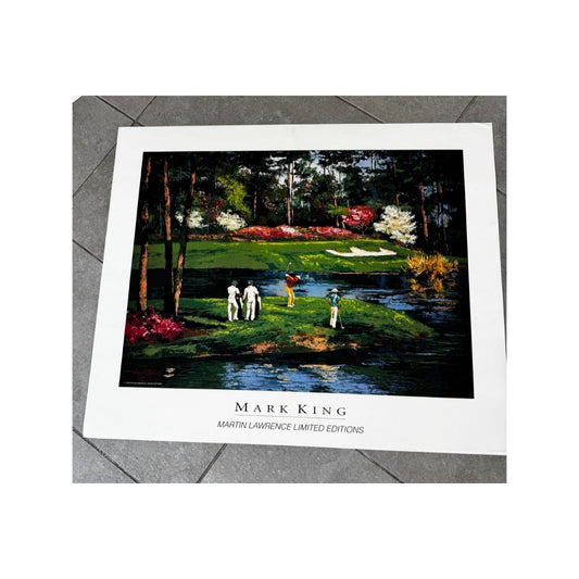 Mark King Golf Amen Corner George Rice Printer Proofs Martin Lawrence Galleries