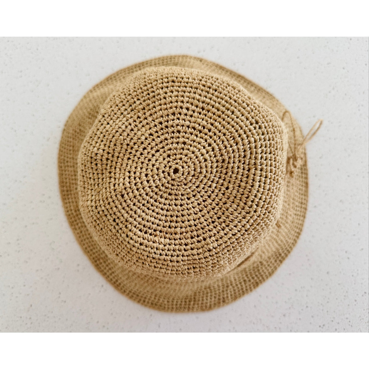 Helen Kaminski Provence 10 Packable Raffia Crochet Sun Hat Natural Adjustable OS