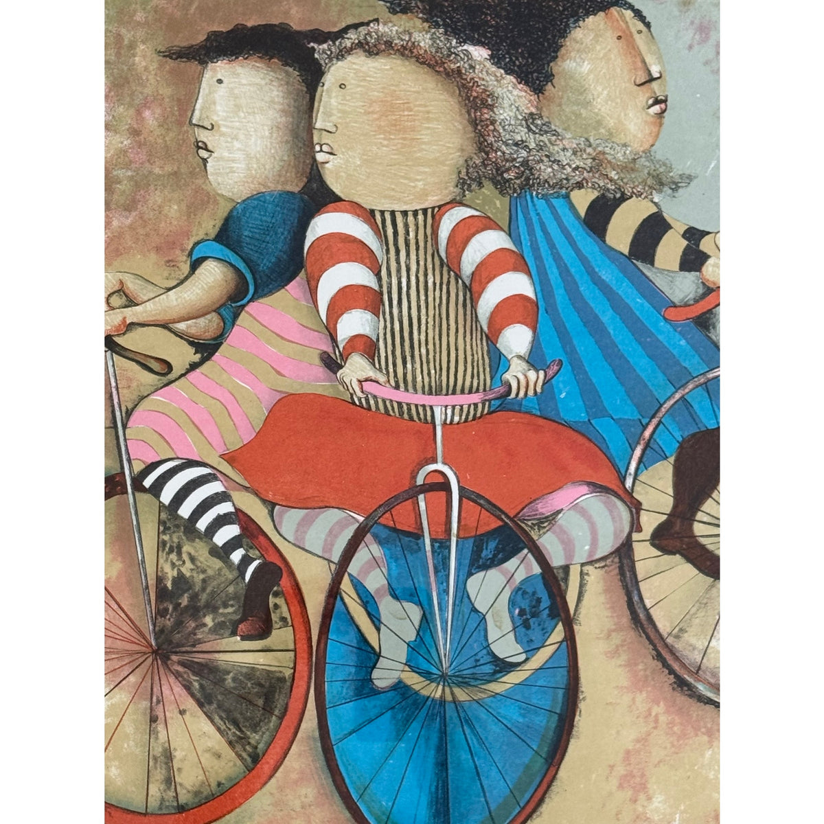 Graciela Rodo Boulanger Signed & Numbered Lithograph "Trio" (159/200) 1993
