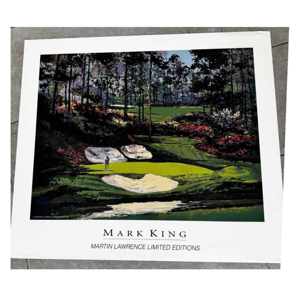 Mark King Golf Amen Corner George Rice Printer Proofs Martin Lawrence Galleries
