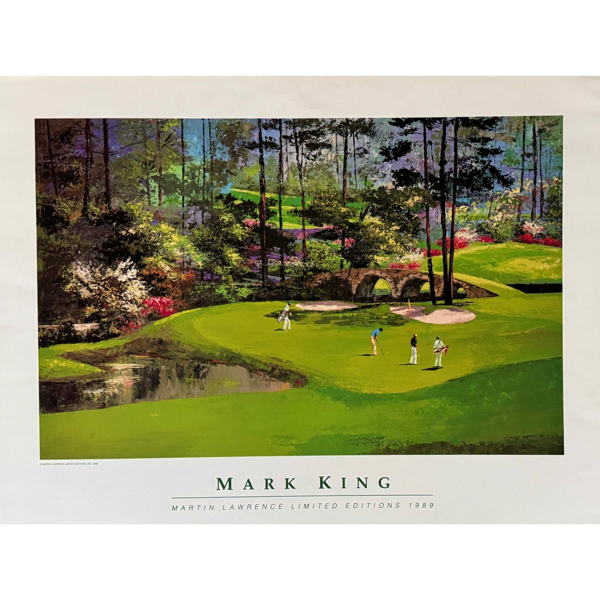 Mark King Golf Amen Corner George Rice Printer Proofs Martin Lawrence Galleries