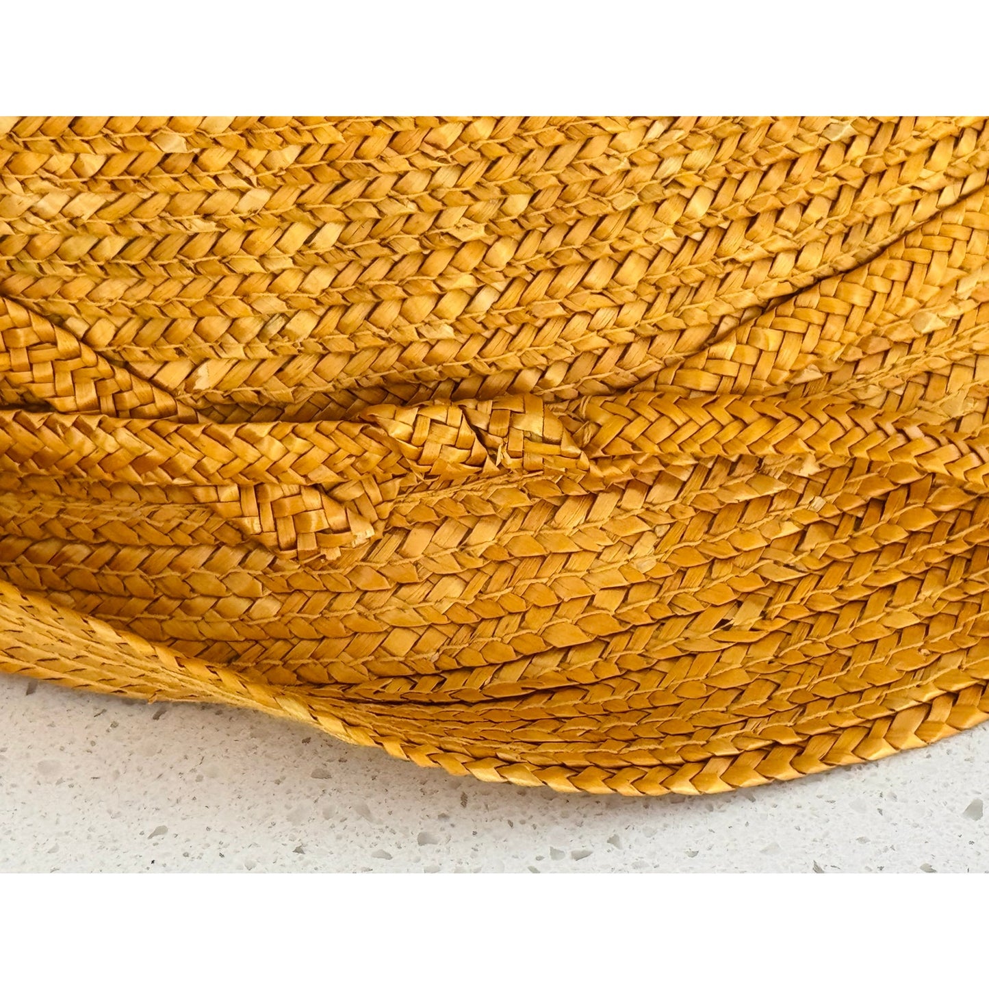 Vintage Lady Rachel Woven Straw Sun Hat - Made in Italy Natural Straw Cloche