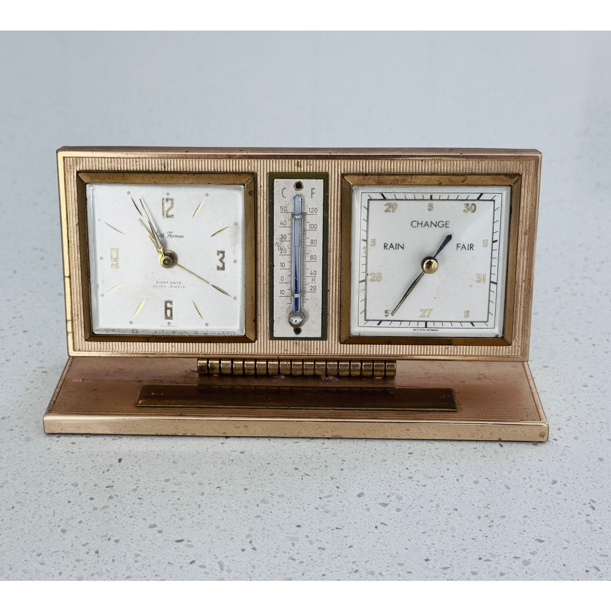 Seth Thomas Clock, Barometer, Thermometer