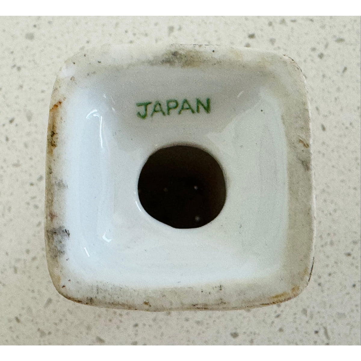 Vintage Mid-Century Japanese Hand-Painted Ceramic Salt & Pepper Shakers - Marked Japan