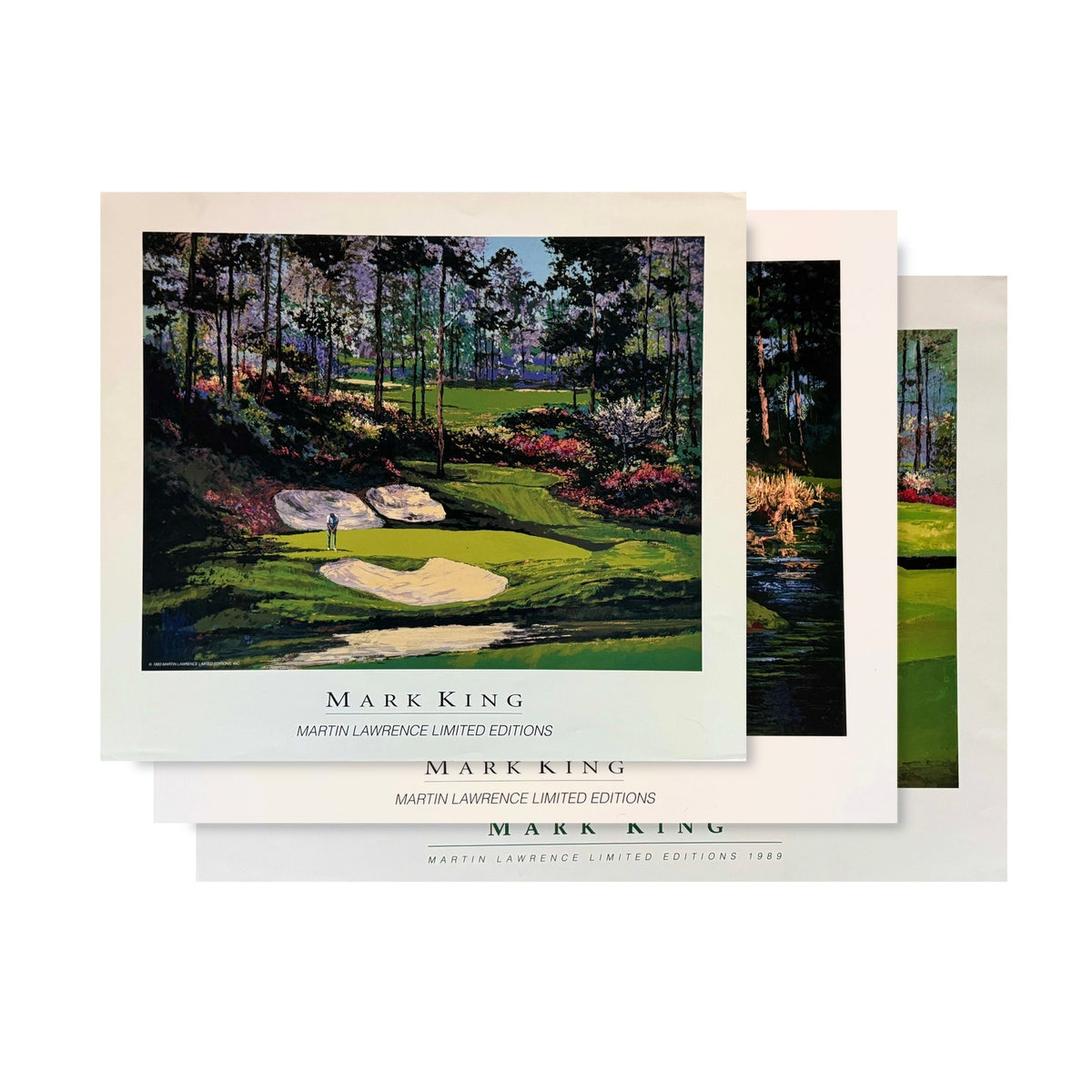 Mark King Golf Amen Corner George Rice Printer Proofs Martin Lawrence Galleries
