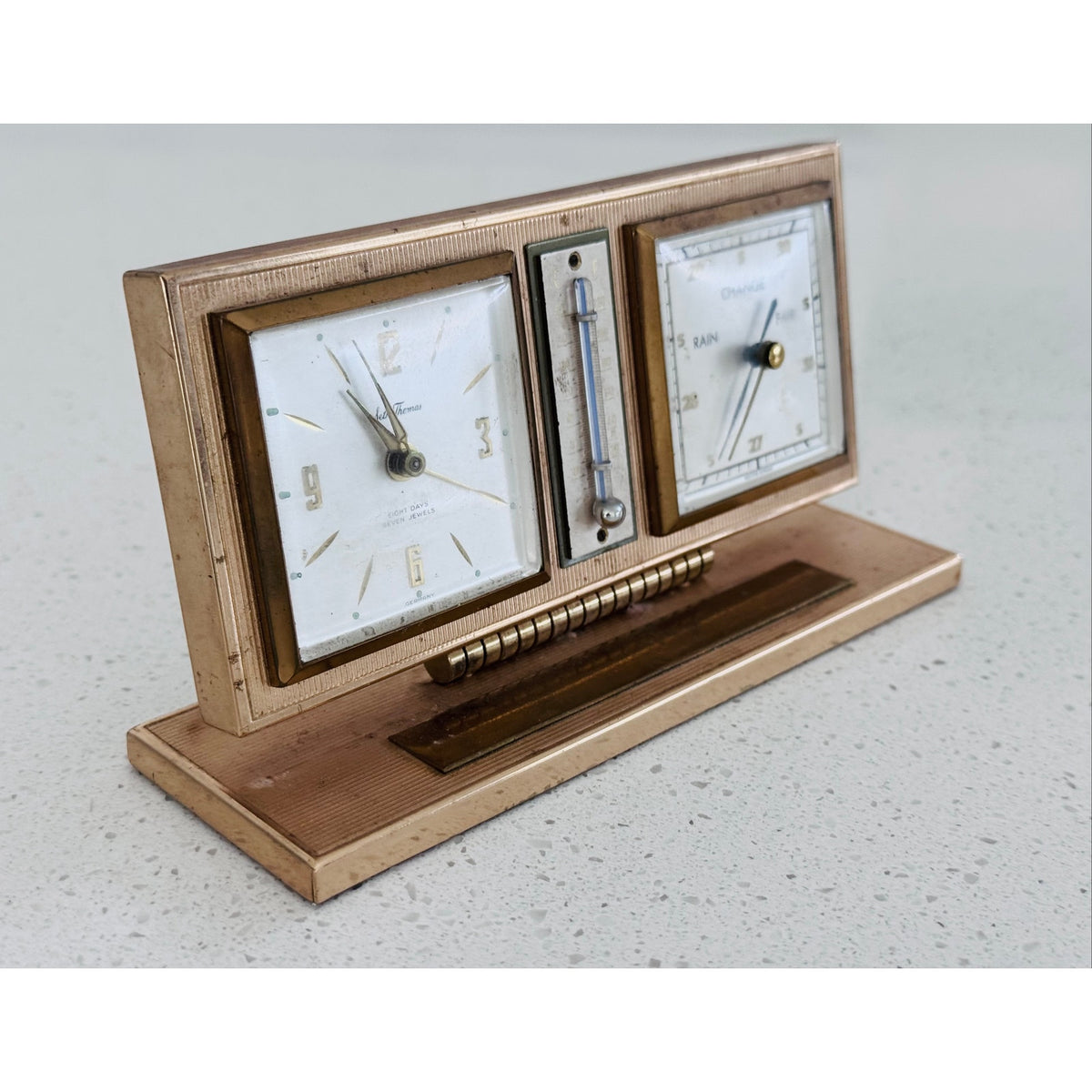 Seth Thomas Clock, Barometer, Thermometer