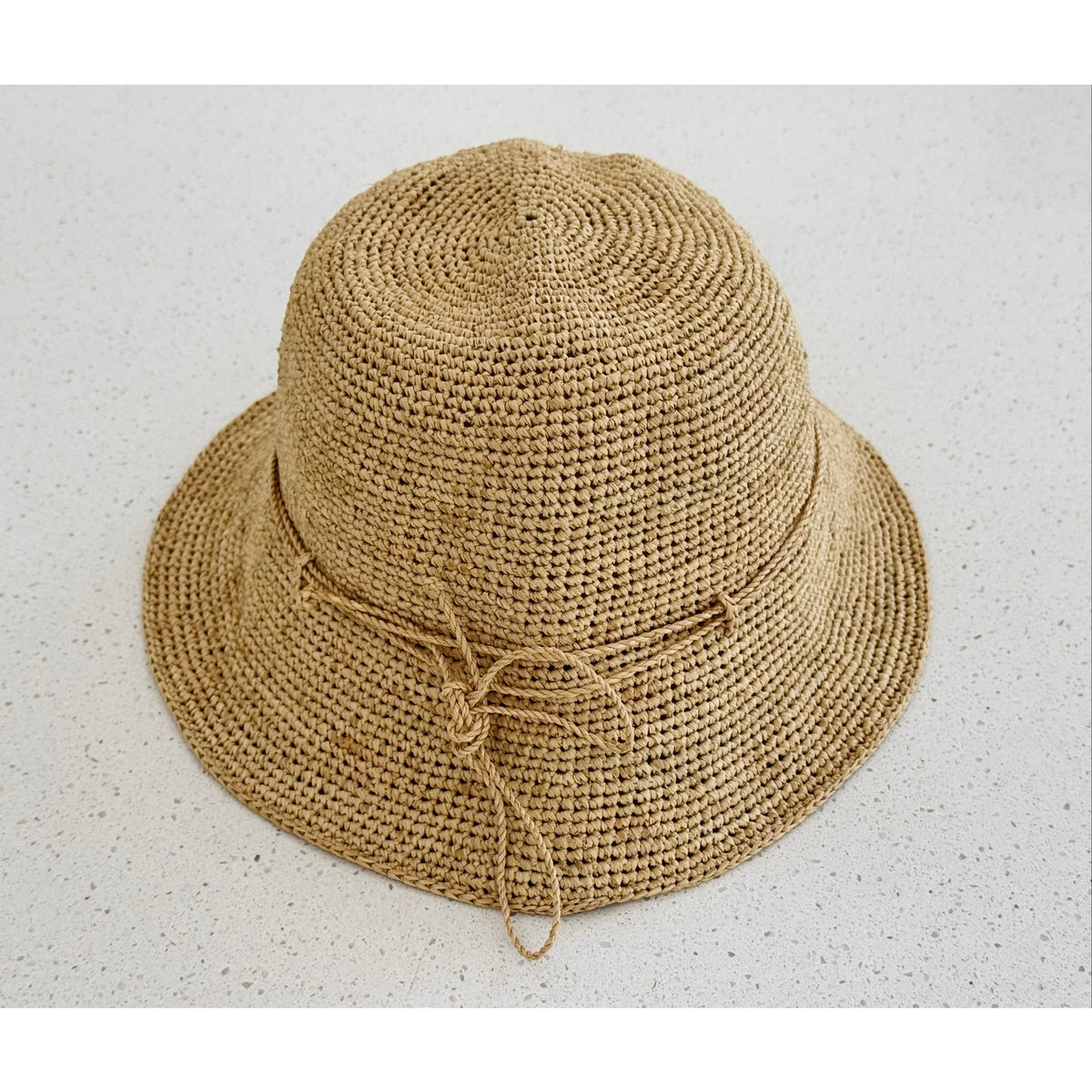Helen Kaminski Provence 10 Packable Raffia Crochet Sun Hat Natural Adjustable OS