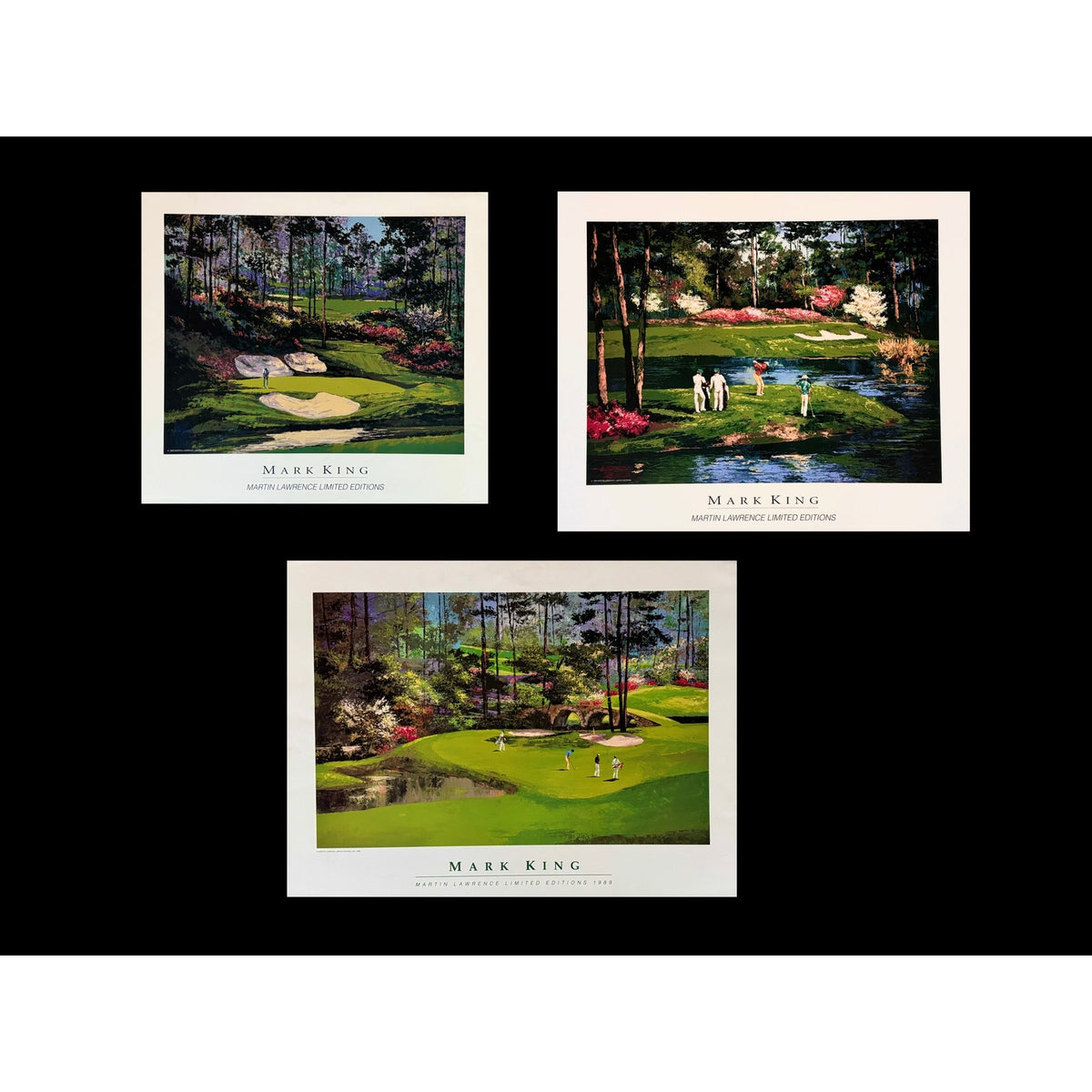 Mark King Golf Amen Corner George Rice Printer Proofs Martin Lawrence Galleries