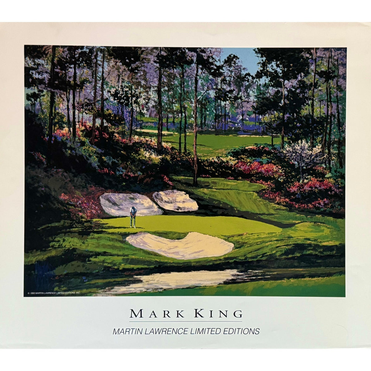 Mark King Golf Amen Corner George Rice Printer Proofs Martin Lawrence Galleries